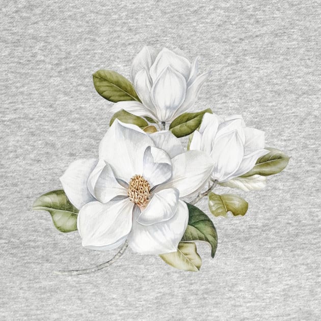 Magnolia flower by Mess_Art